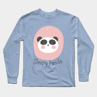 Sleepy Panda Long Sleeve T-Shirt